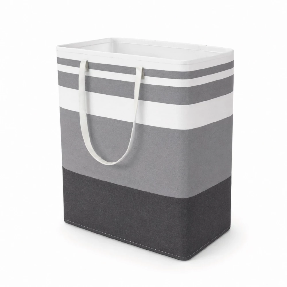 Cesto De Roupa Grande Saco Dobrável Para Roupa Suja 75L | 60x40x30cm