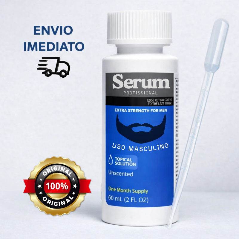 Serum para cabelo barba e sobrancelha, envio imediato!
