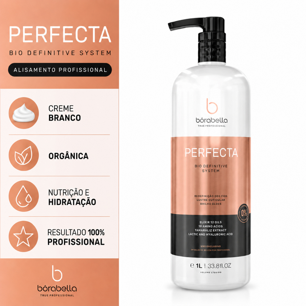 Escova Progressiva Bio Definitive Orgânica Perfecta 1l Sem Formol Borabella