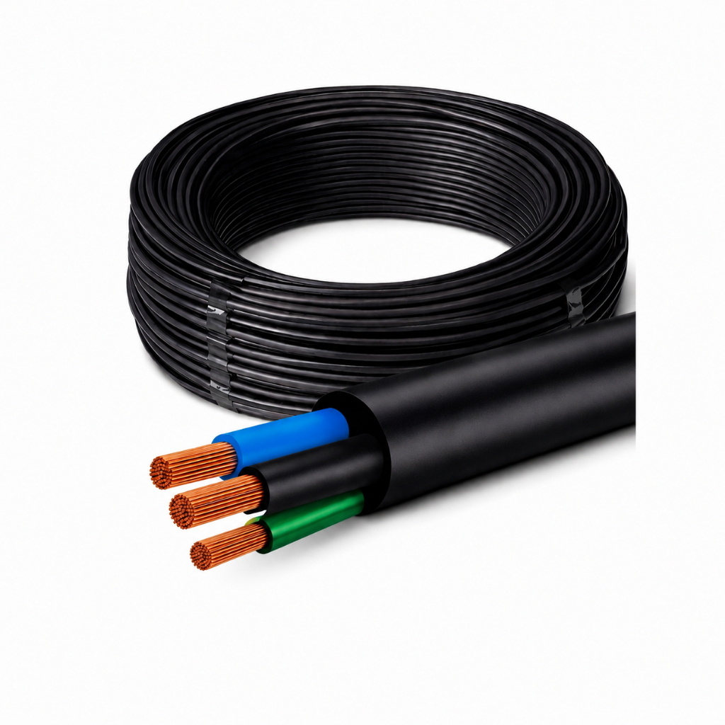 CABO PP 500V 3X2,5MM FLEXÍVEL CABO PARA EXTENSÃO 3 VIAS ROLO COM 10 M. - 20 M - 30 M 40 - M - 50 M