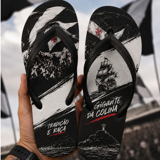 Chinelo De Dedo Masculino Futebol Time Torcida Vasco
