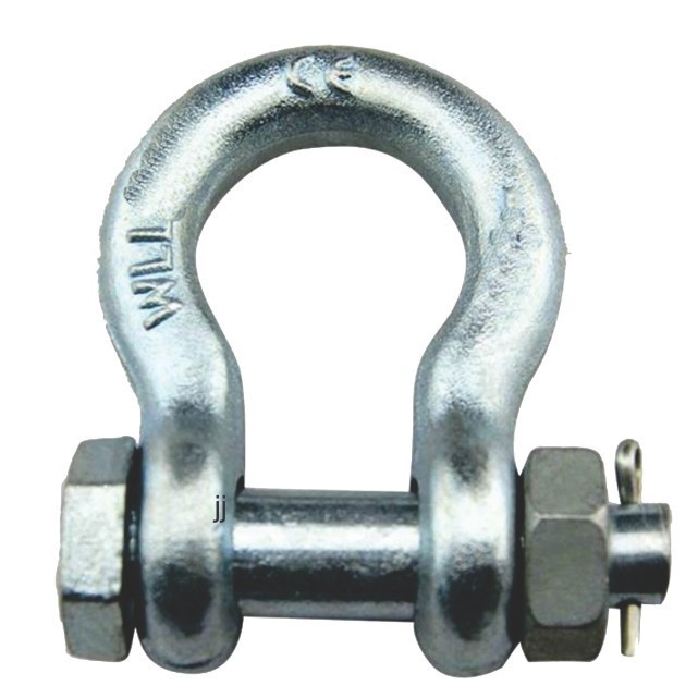 Manilha Curva Porca e Cupilha Corpo 1/2 e pino 5/8 Alloy 2000 kg