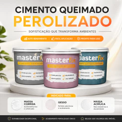 Efeito Cimento Queimado Perolizado 3Kg - Maior Rendimento, Brilho Perolado, Sofisticado e Elegante