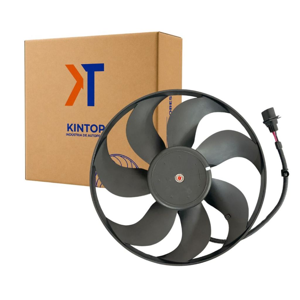 Ventoinha Radiador Eletroventilador 7 Pás 12v Para Fox Spacefox 1.6 Polo 1.6 2.0 Golf Audi A3 1.8