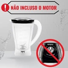 COPO COMPÁTIVEL COM MONDIAL EASY POWER L 550 W MONDIAL SPECIAL LINE 550 W - TRANSLÚCIDO