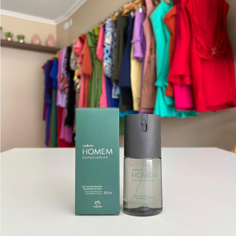 Deo Corporal Spray Natura Homem Especiarias - 100 ml
