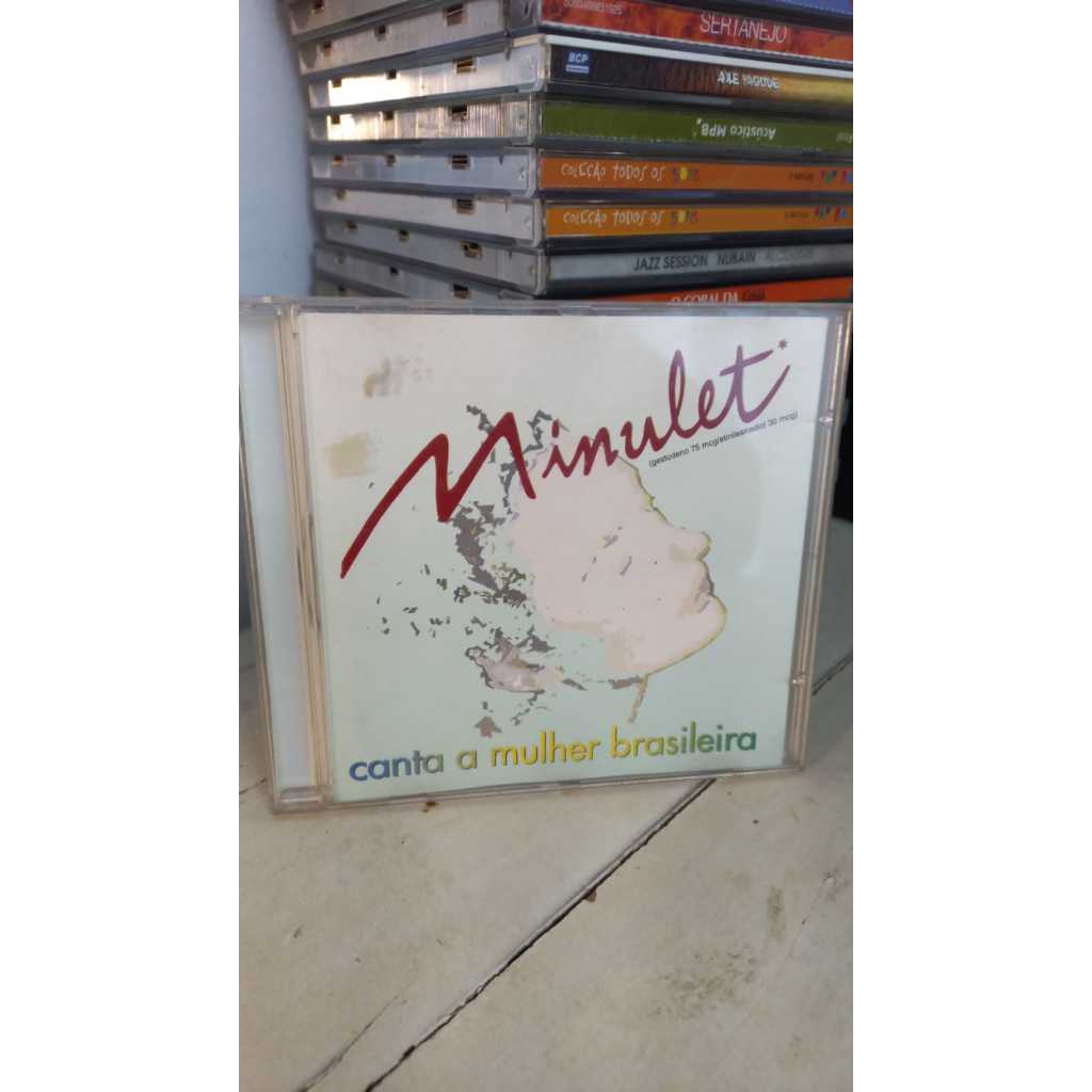 cd minulet canta a mulher brasileira - Zizi possi Gal costa elis regina ivan lins alceu valença