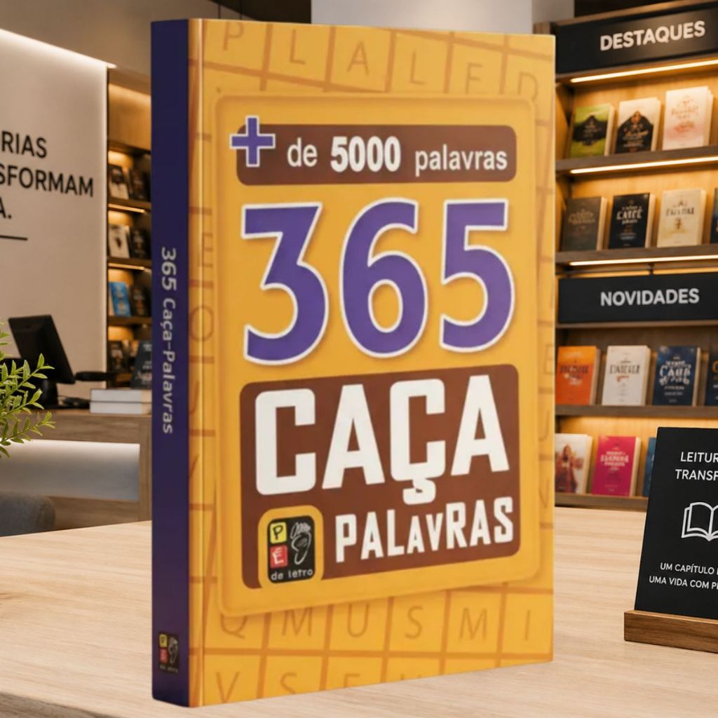 365 Caça Palavras | + de 5000 palavras | Amarelo