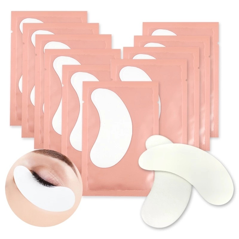 Kit 100/200/300/600 Unidades Protetor de Pálpebras Alongamento Cílios Extensão Patch Pad Gel