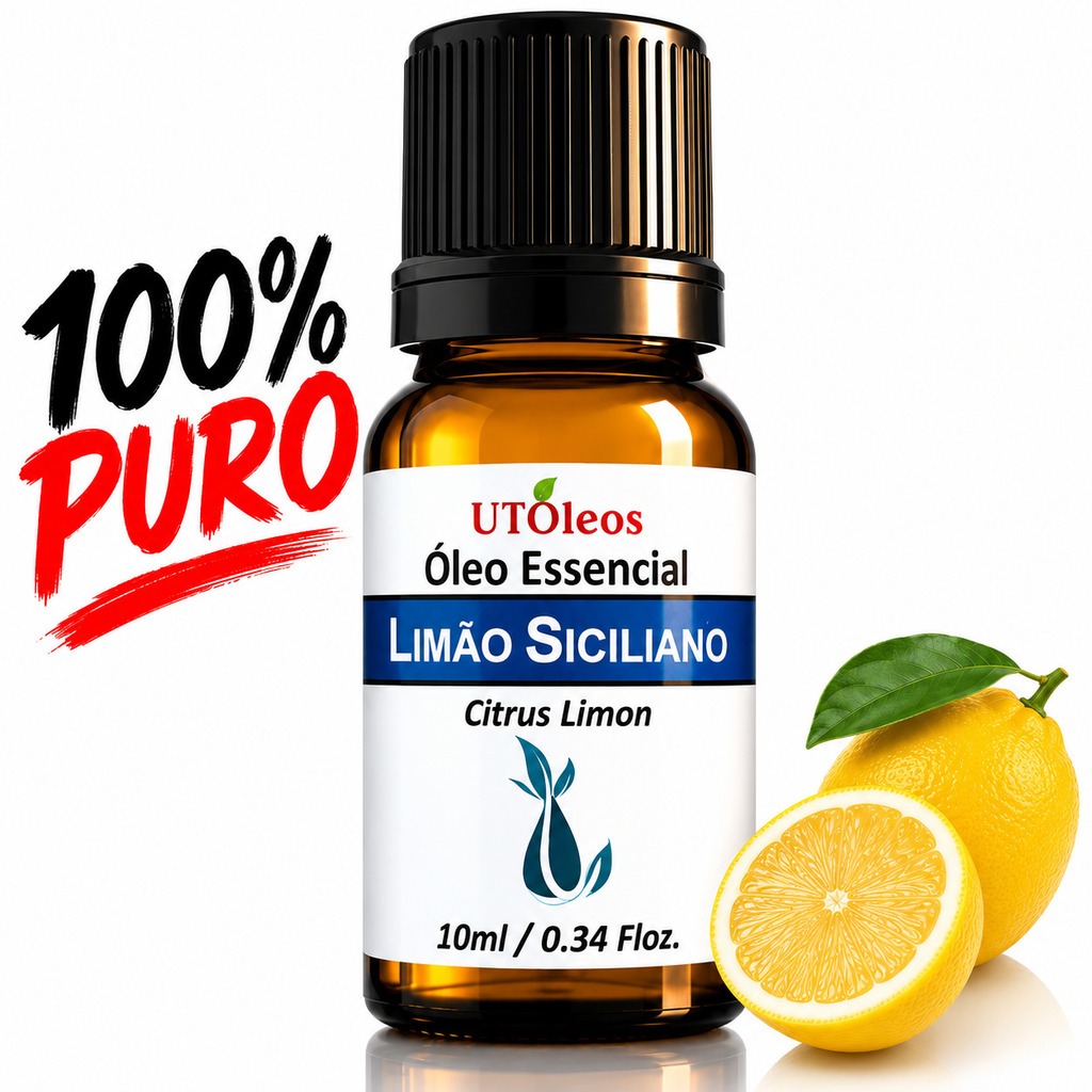 Óleo Essencial De Limão Siciliano 10ml Puro