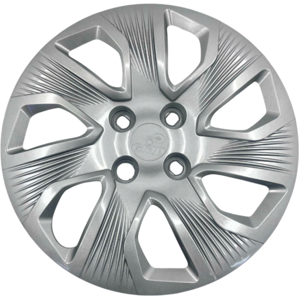01 Calota Grid Prata Fiat Grand Siena Roda Aro 15 2014 2015 Emblemas