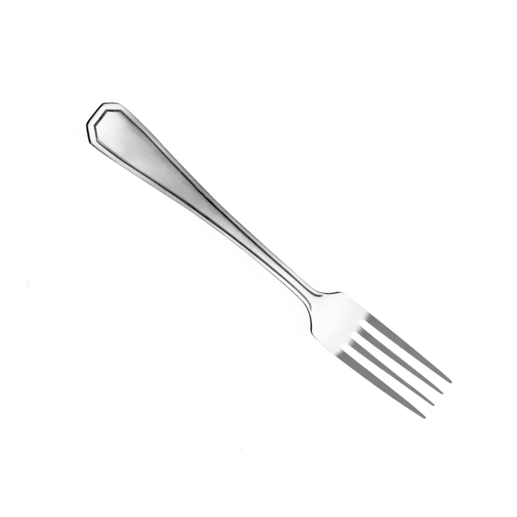 Kit 12 Garfos De Mesa Churrasco Continental Aço Inox  Restaurante Bar Buffet
