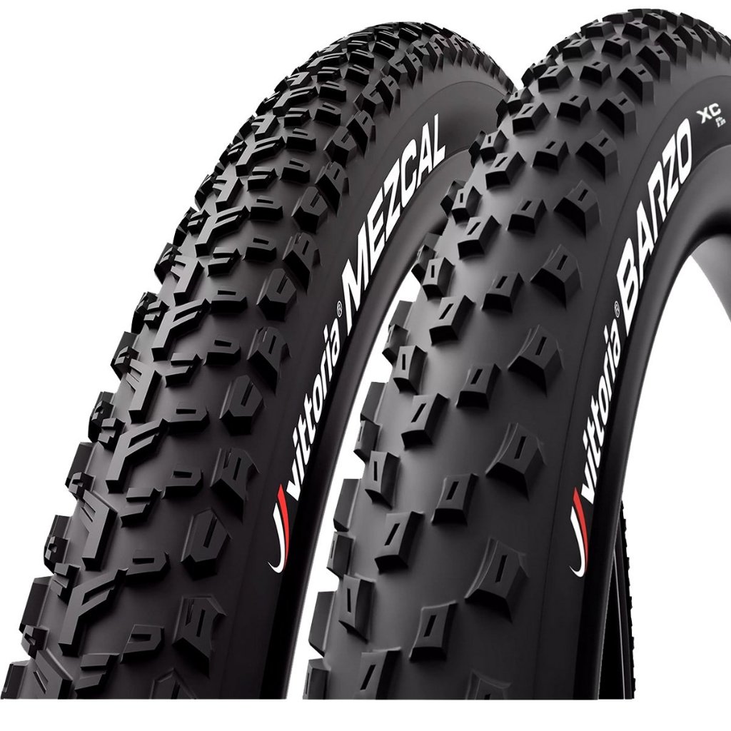 Pneu Vittoria Mezcal 29x2.35 Tubeless + Barzo kevlar mtb bike par