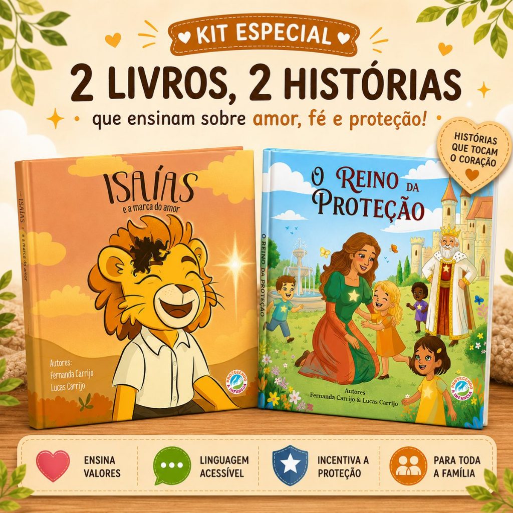 Kit Promocional - Livro Isaias e O Reino da Proteção