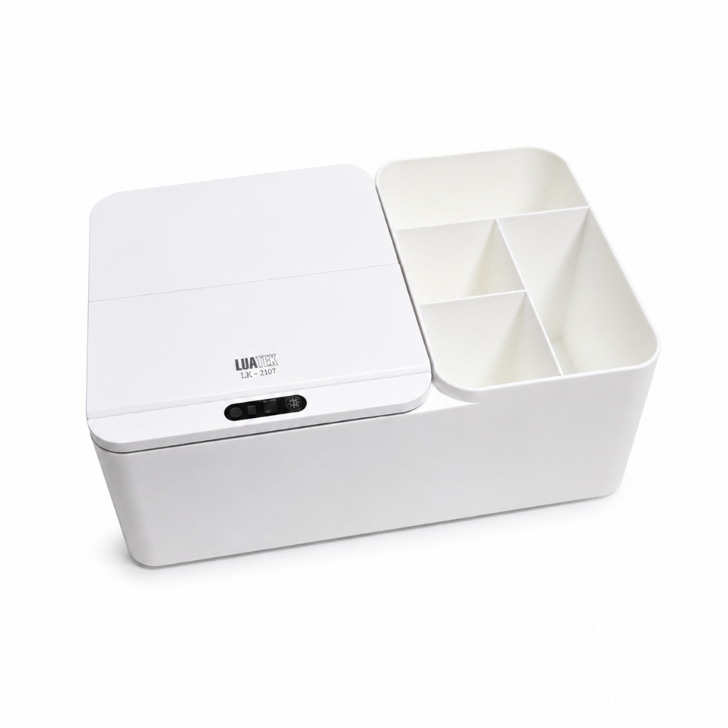 Lixeira Automática 6 Litros para Pia Cozinha Lavabo Quarto Inteligente Antiodor com Caixa de Suporte Organizador