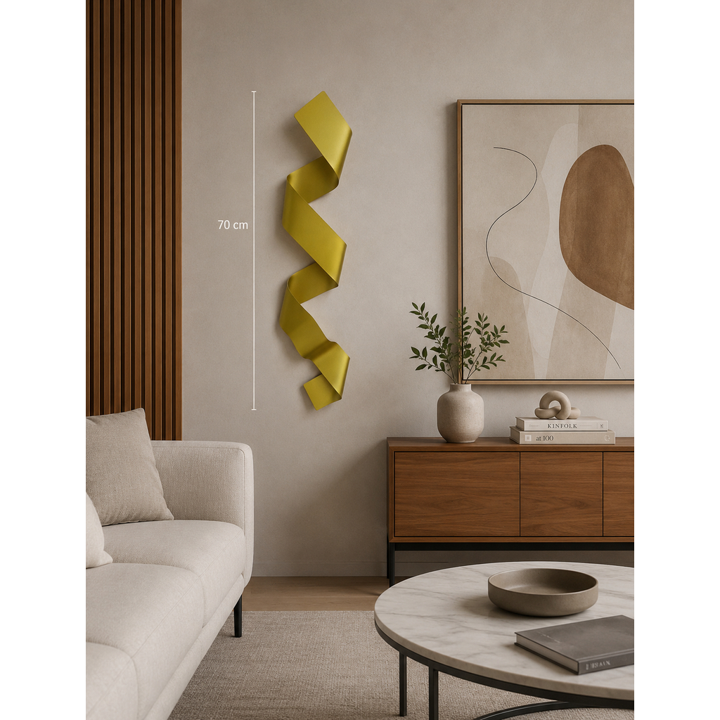 Escultura decorativa dourada para parede Modelo para escolher + mimo exclusivo