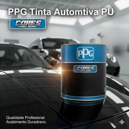 Tinta Automotiva PU + catalizador padrão original de fabrica PPG 200ml/300ml/675ml