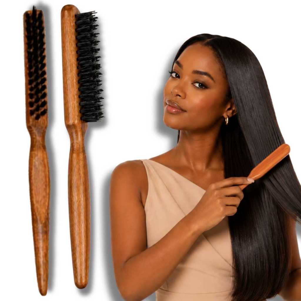 Escova Pente Madeira Cabelo E Barba Disfarce Pro