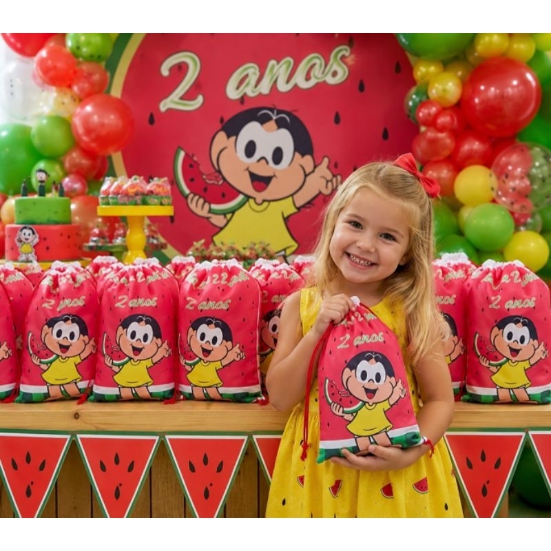 Mochilinhas Personalizadas - Qualquer Tema - Sacochila - Bolsa para Doces - Festa - Lembrancinha