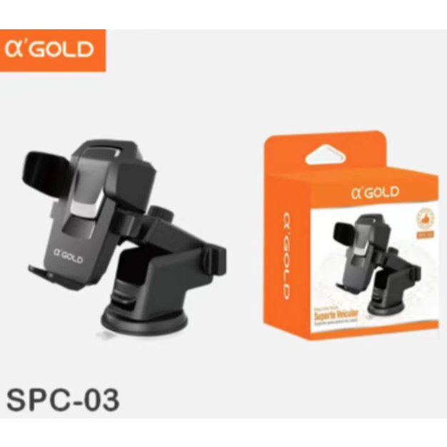 Suporte de Celular GPS Carro Resistente Ajuste Rotação 360 Base SPC-03