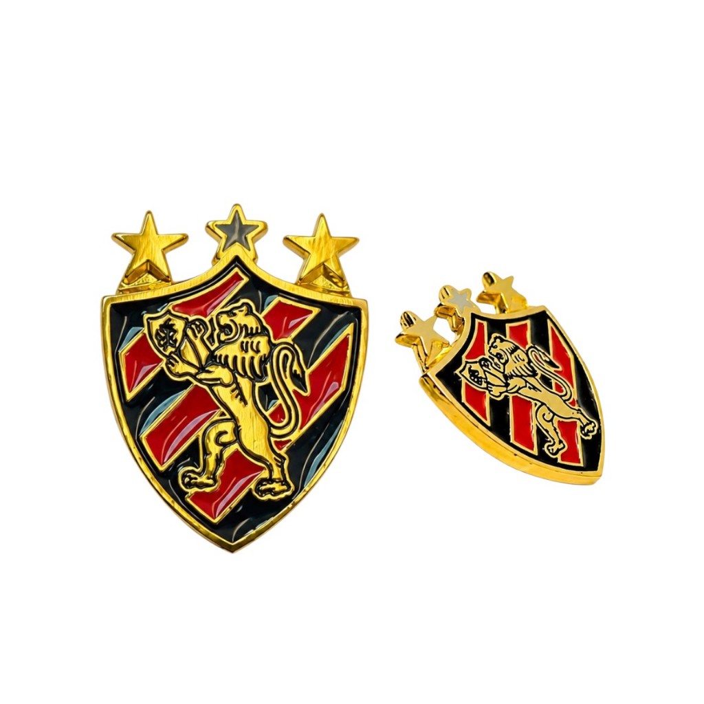 BOTON SPORT CLUBE DO RECIFE OFICIAL - PIN DOURADO