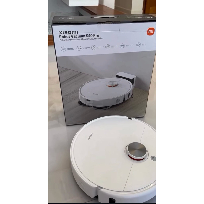 Robô Aspirador Xiaomi S40 PRO Bivolt 110/220V branco
