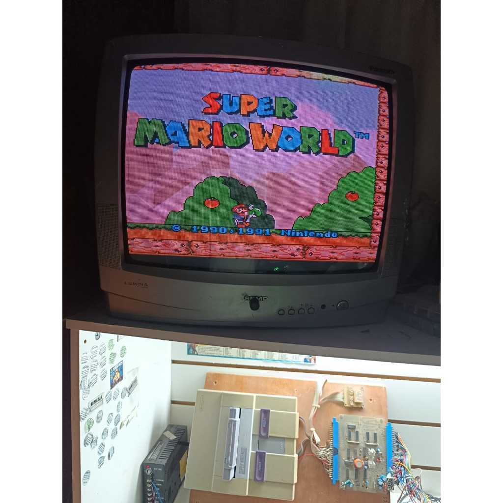 super nintendo jamma fliperama com mario world