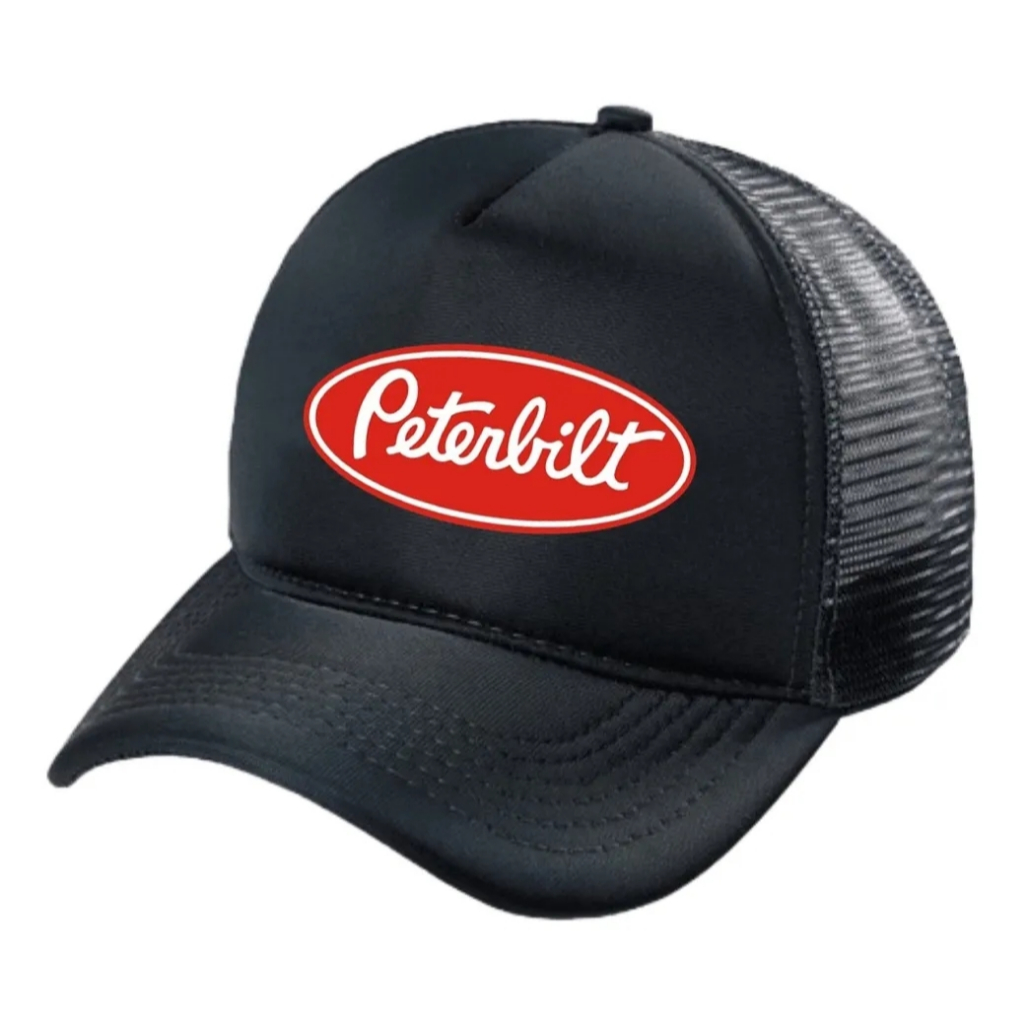 Boné Peterbilt Motors Modelo Trucker Caminhoneiro De Tela