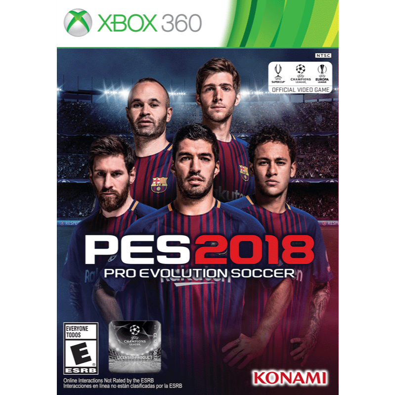 ⚽ PES 2018 Xbox 360 Pro Evolution Soccer Jogo Completo DVD Futebol LT 3.0 RGH Compatível Desbloqueado