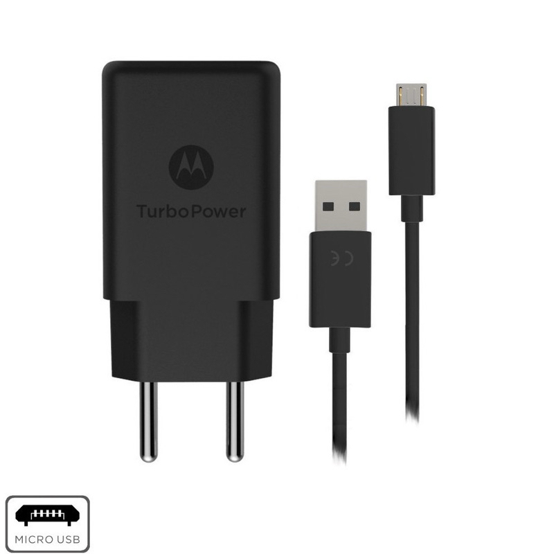 Carregador Motorola Completo Turbo USB-C Carregamento Rápido Bivolt – Potência, 