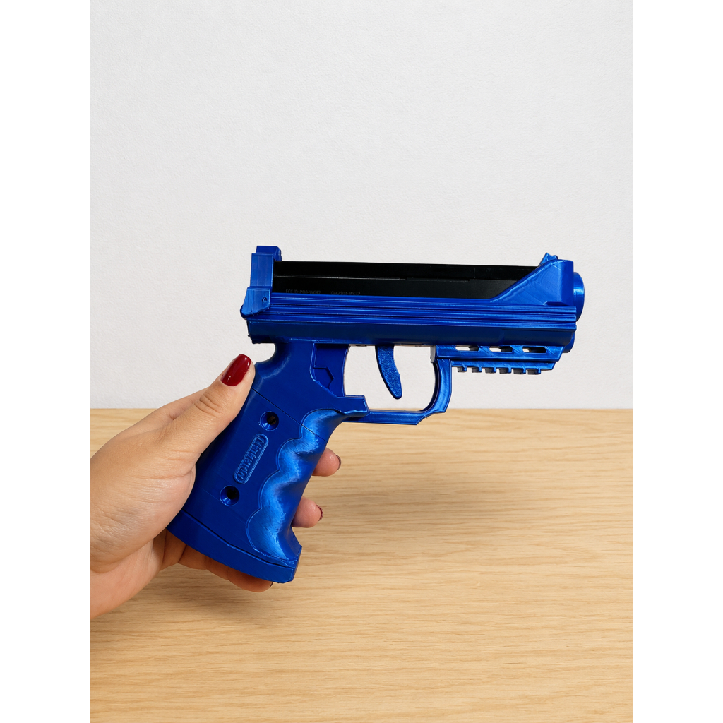 Pistola para Controle Nintendo Wii Wiimote Gun – Grip Zapper com Gatilho funcional