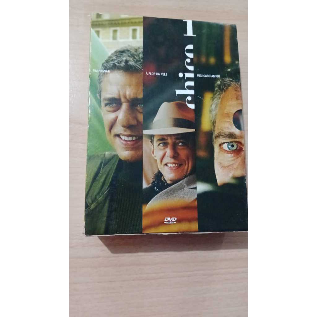 DVD CHICO BUARQUE 1 BOX COM 3 DVS UM LACRADO DOIS ABERTOS TOP RARIDADE