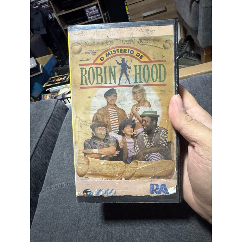 fita VHS Xuxa e os trapalhões em O mistério de Robin Hood - Nacional - fotos reais - LEIA O ANÚNCIO