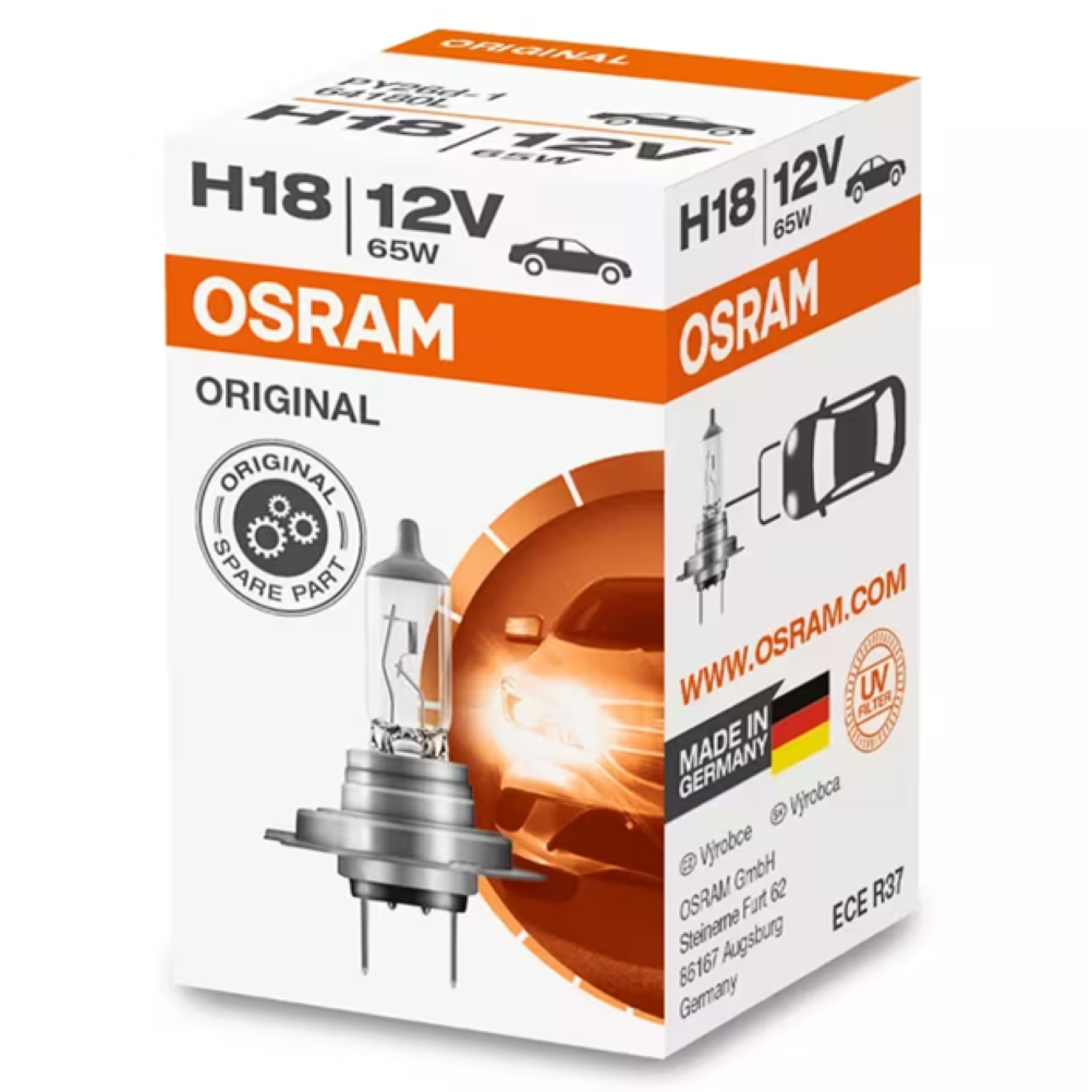 Lâmpada Osram Original Line H18 12v 65W Reposição Novo Creta