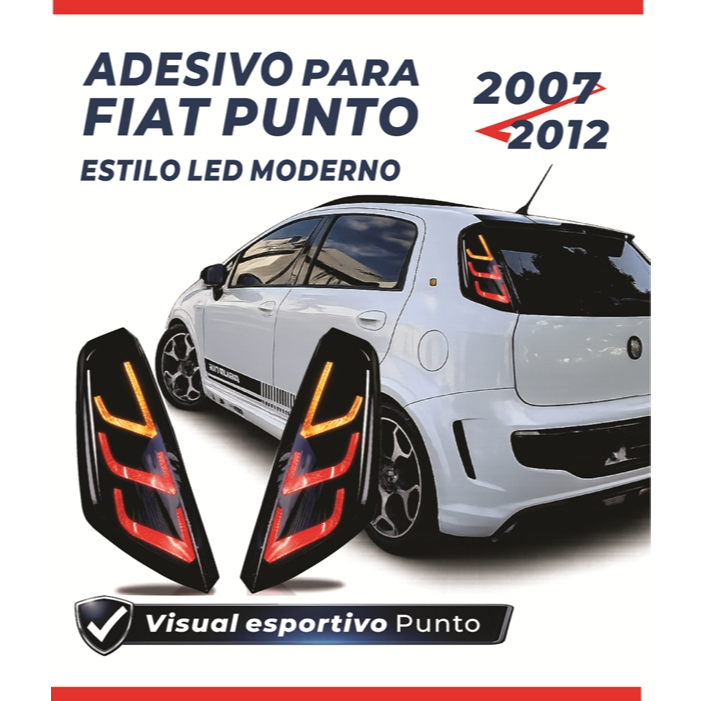 Aplique Adesivo Lanterna Punto Mascara Negra 2007 A 2012