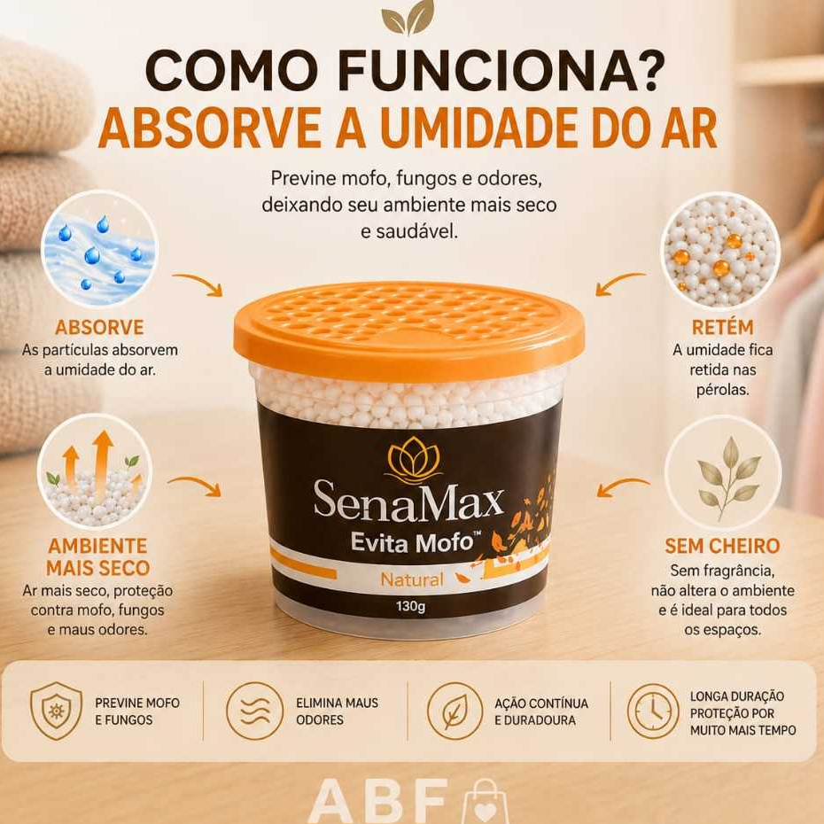 Purificador Anti mofo Desumidificador Anti umidade Neutralizador Odores Armário Casa Roupas