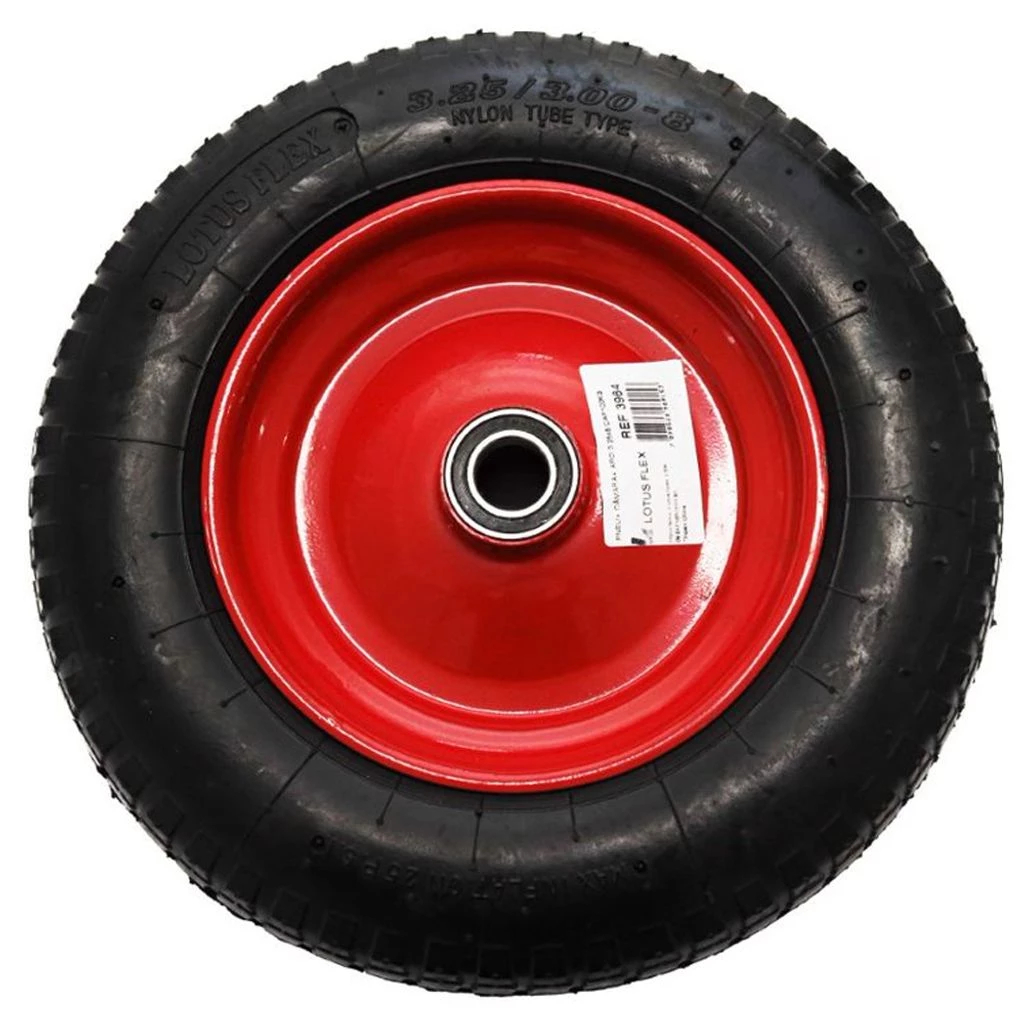 Pneu Para Carrinho de Mão Completo 3,25X8 Cap. 100Kg Flex Lotus