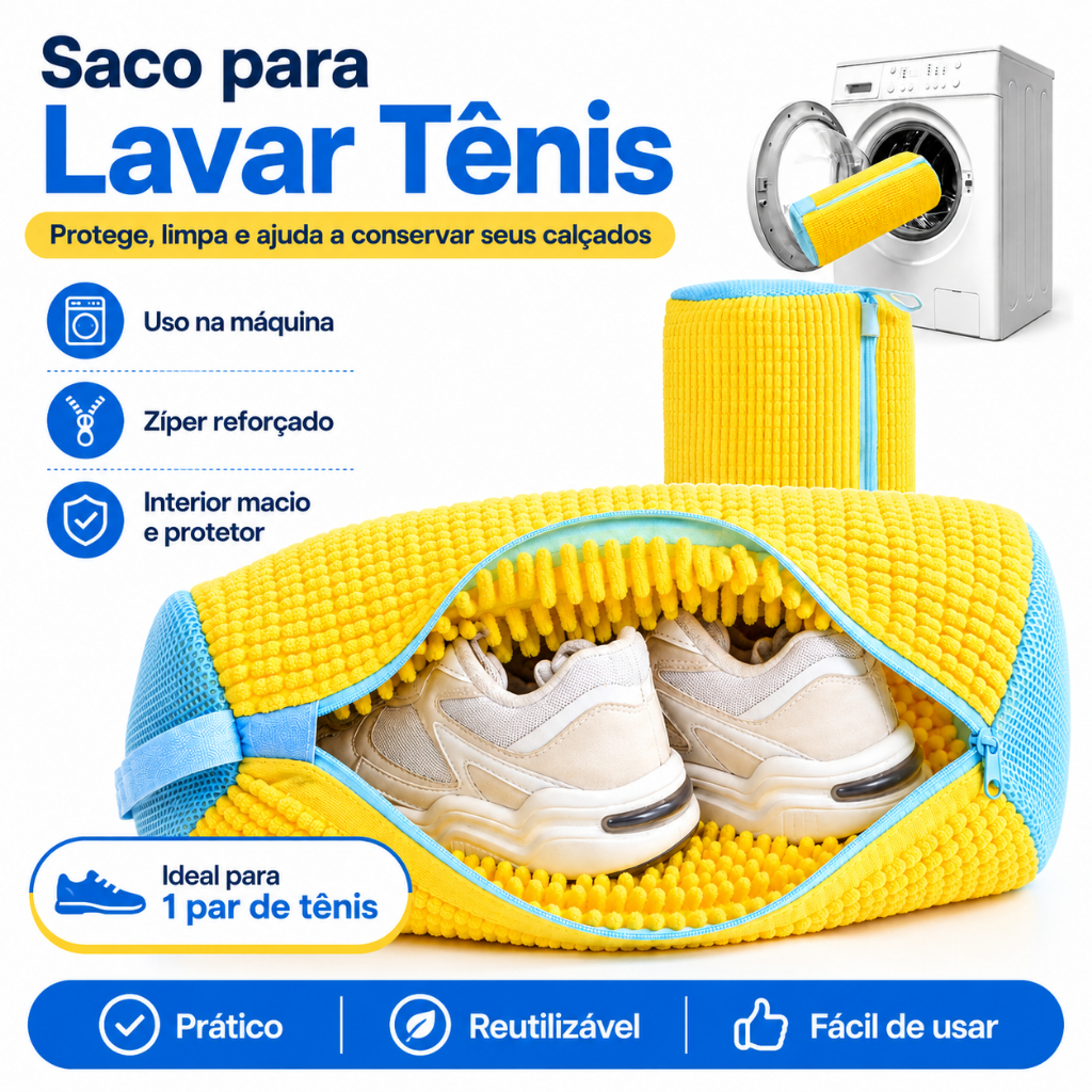 Saco de Lavar Tênis Sapatos na Máquina de Lavar Bolsa de Lavagem Qualidade Premium Envio Rápido C/A!