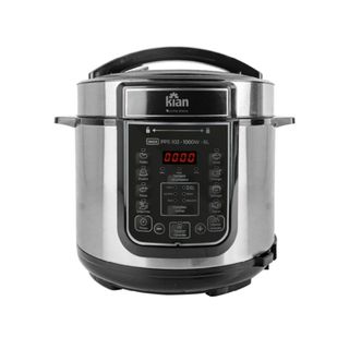 Panela de Pressão Elétrica 6 Litros Inox Display Digital 1000w Cuba Antiaderente Kian