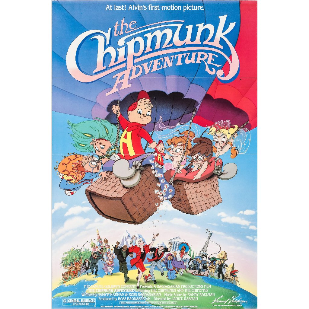 As Aventuras dos Chipmunk    DUBLADO E LEGENDADO Alvin se inscreveu, Simon e Theodore em uma corrida de balão de ar quen