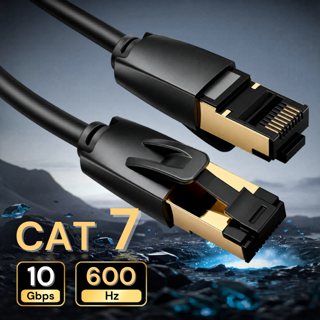 Cabo Ethernet Vention Cat7 STTP Cat 7 RJ45 Cabo De Conexão De Rede LAN Para Computador internet