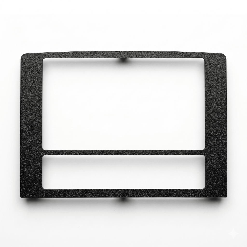 Moldura Painel 2 Din,7 e 9 polegadas Dodge Ram 2005 a 2009 para Central Multimídia
