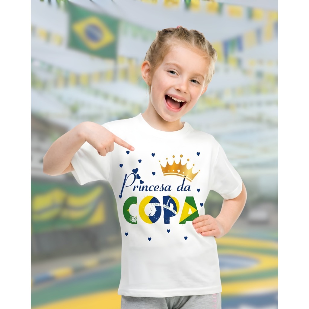 CAMISETAS CAMISA COPA BRASIL VARIADAS ESTAMPAS ADULTO  INFANTIL  TAMANHO GRANDE PLUS SIZE EM ALGODÃO