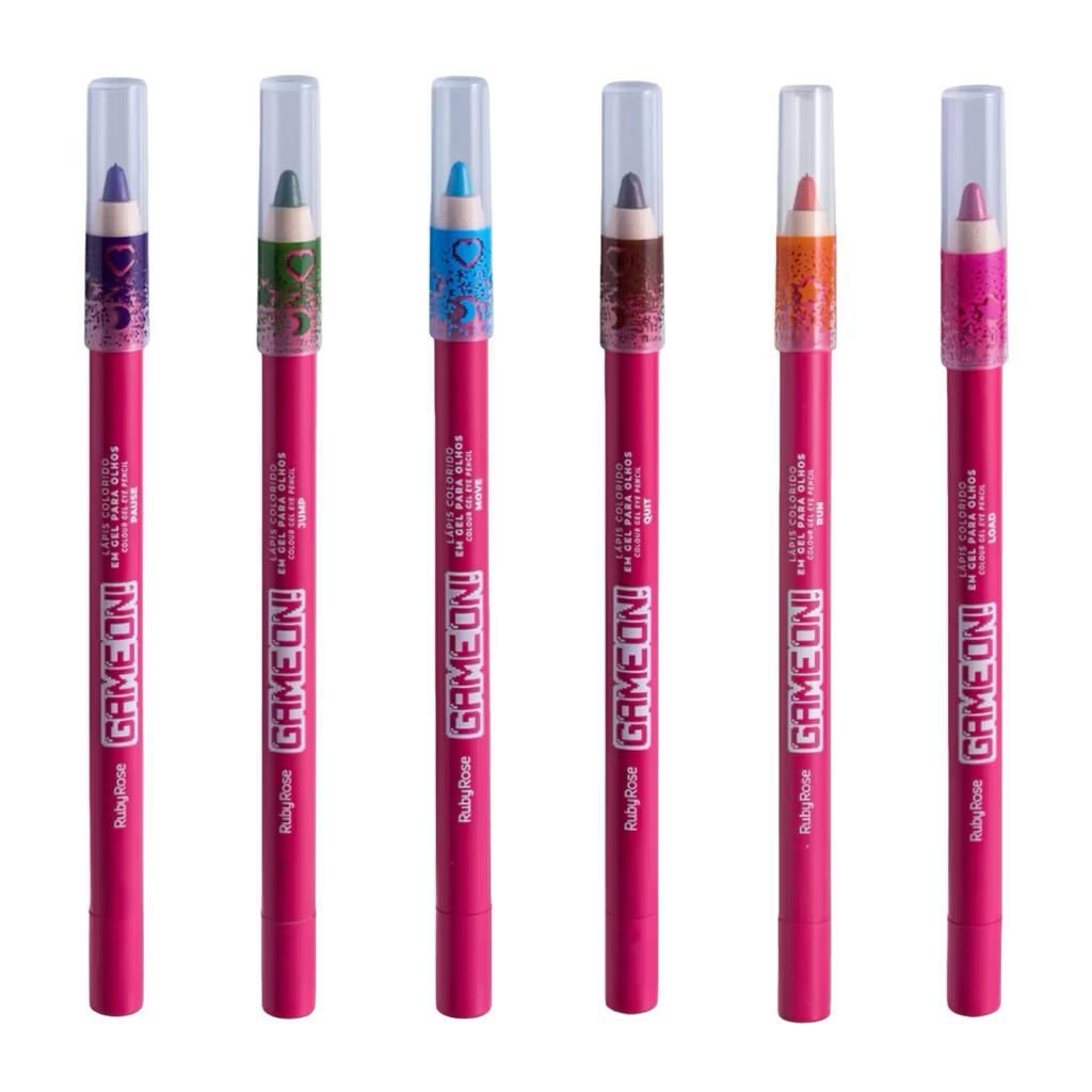 Lápis Colorido Em Gel Para Os Olhos Game On Ruby Rose Hb2400