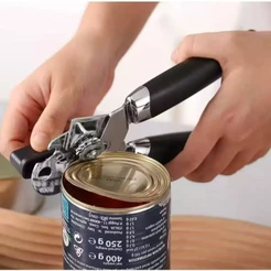 Abridor De Latas E Garrafas Profissional Em Aço Inoxidável