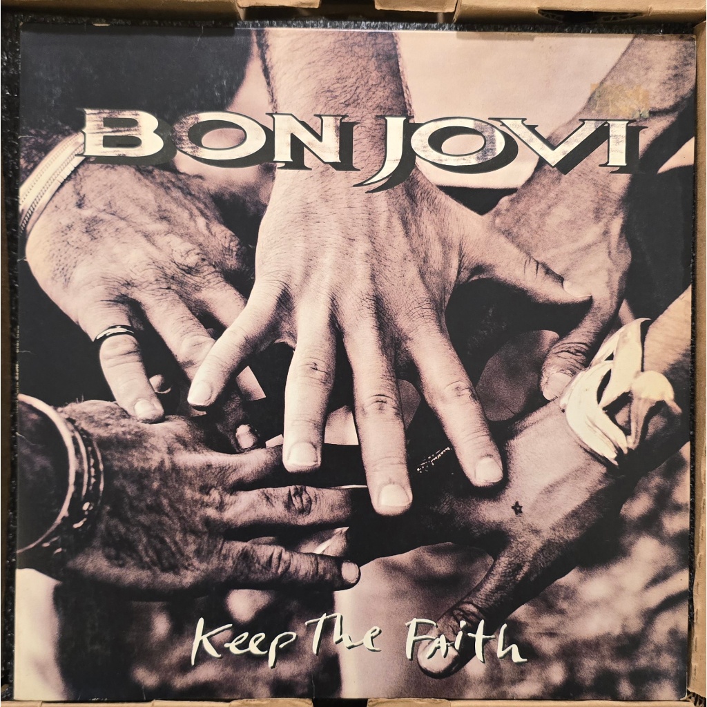 Vinil Bon Jovi – Keep The Faith  (ORIGINAL - NACIONAL - USADO - PERFEITO ESTADO)