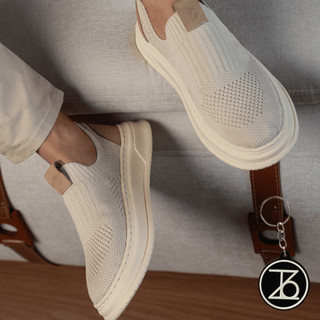 Tênis Knit Masculino Meia Confortável Palmilha Em Gel  Solado Costurado + Brinde Chaveiro Thézb Dia dos Pais