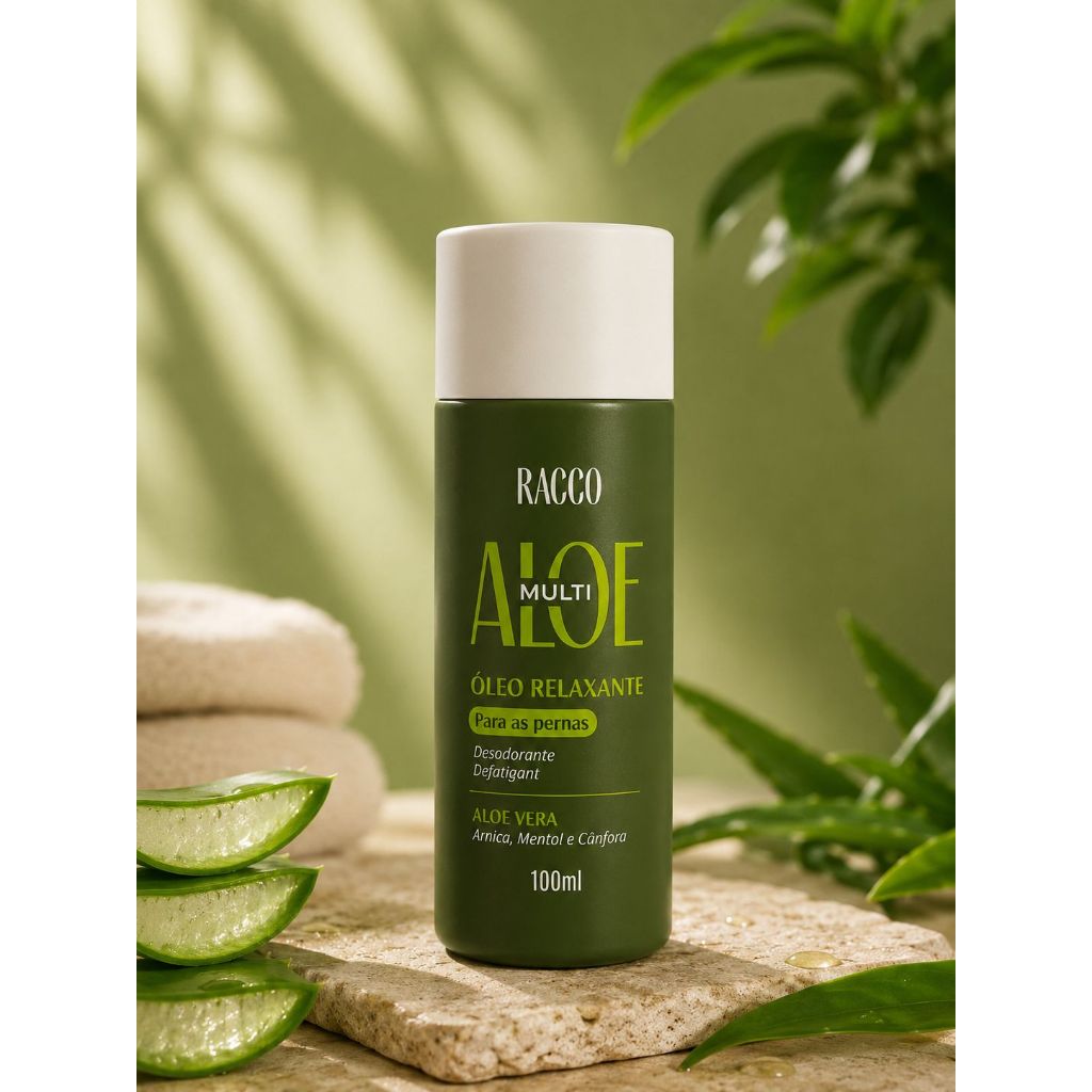 Racco Óleo Relaxante Para as Pernas Defatigant Multi Aloe (1426) - Racco