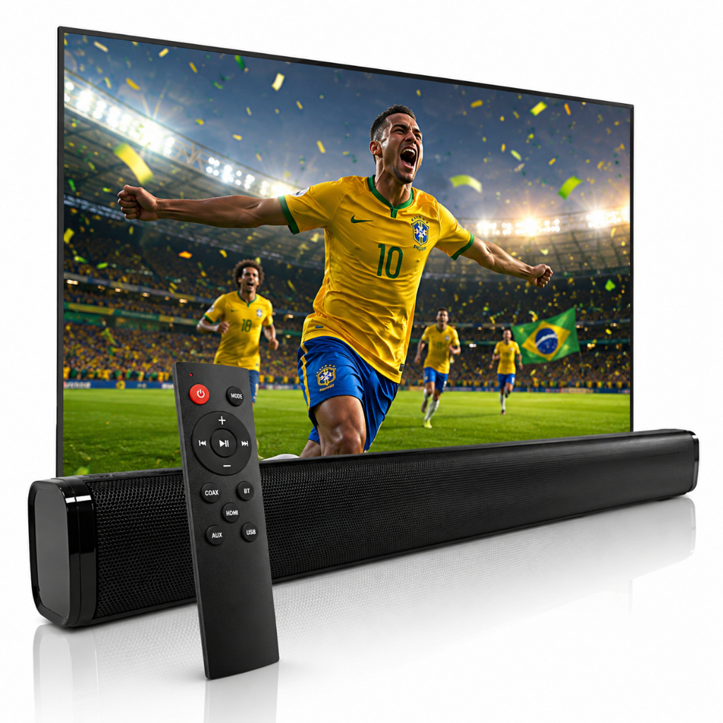 Sound bar Bluetooth Home Teacher Som Tv Cinema P2 Soundbar Promoção