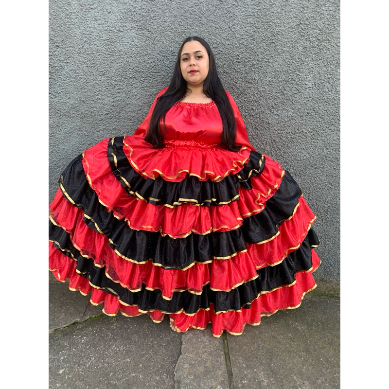 saia cabaré 7 babados pombagira luxo 7 saias encruzilhadas Maria Padilha menina dama da noite Maria mulambo menina
